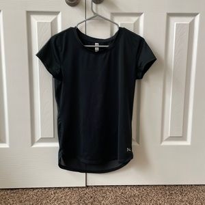 Black under armor workout top